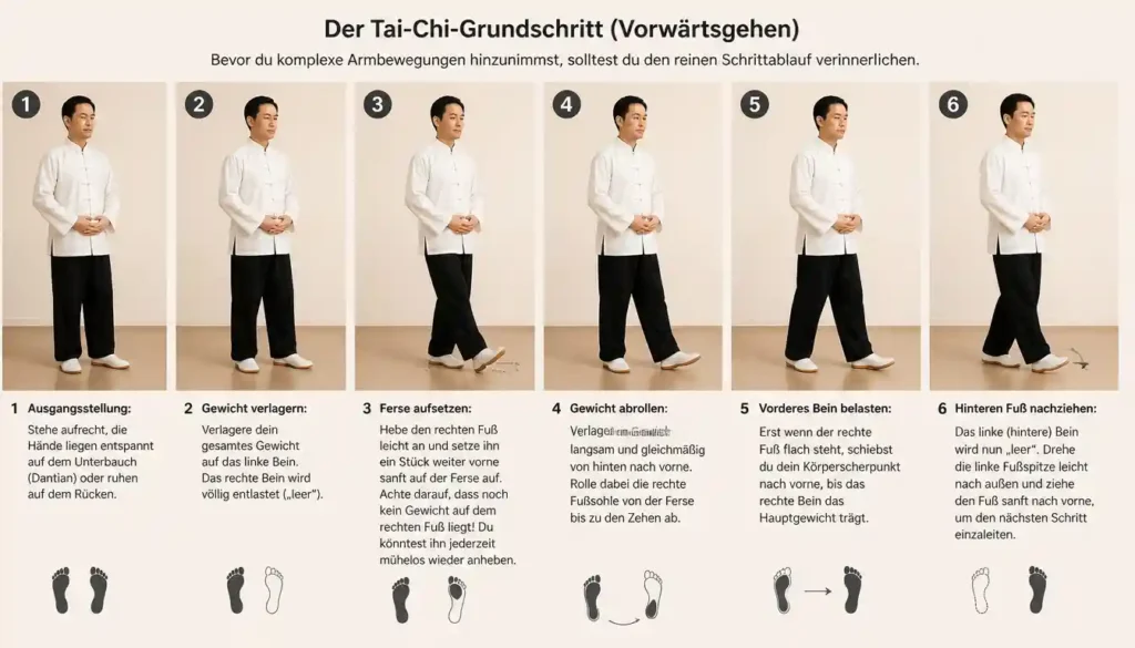Der Tai Chi Grundschritt